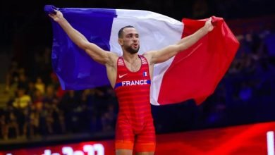  هرب من مصر عام 2017.. المصارع إبراهيم الونش يفوز لفرنسا بذهبية العالم في المصارعة هرب من مصر عام 2017.. المصارع إبراهيم الونش يفوز لفرنسا بذهبية العالم في المصارعة